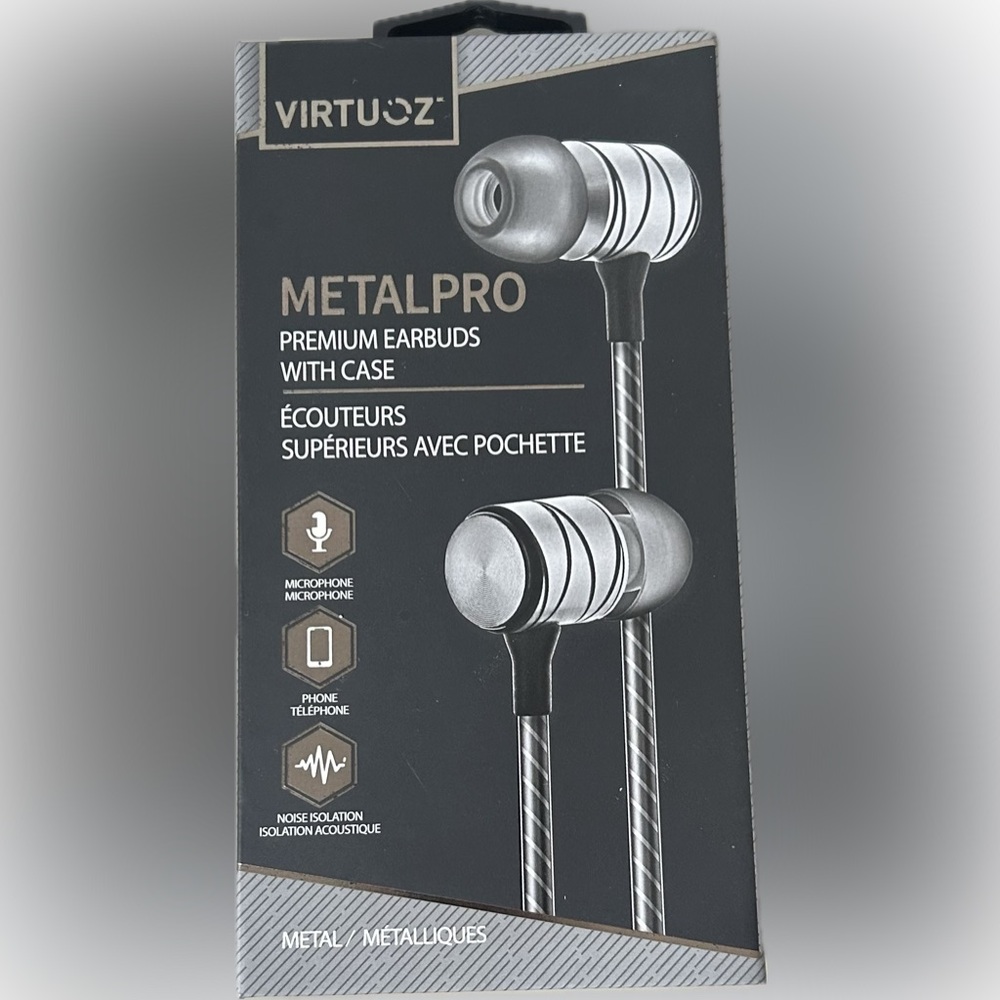 brand new earbuds + pocket!